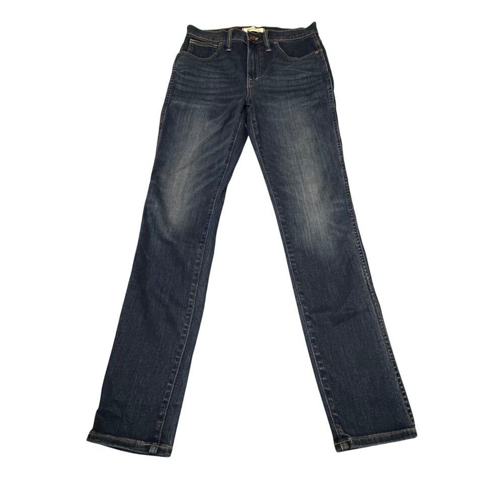 Madewell 10" High-Rise Skinny Jeans Womens Size 27‎ Dark Wash Denim Cotton Blend